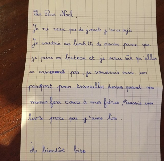 Lettre de GG